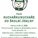 ZŠ a MŠ Ruda hledá kuchařku/kuchaře