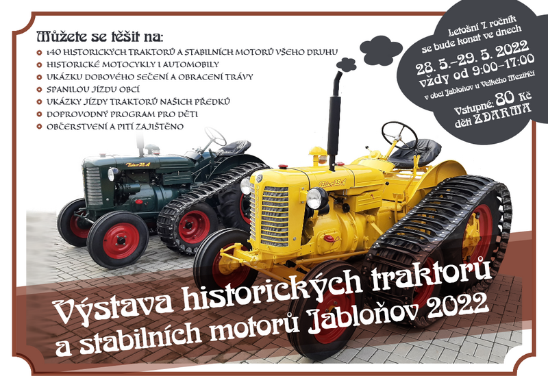 Výstava traktorů 2022