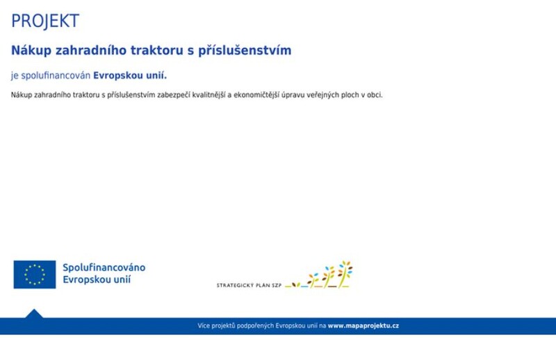 nákup zahradního traktoru